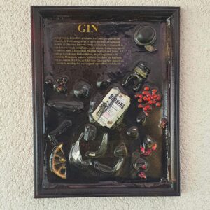 Gin Mare - Gin&Tonic Ajándék Box + Gin "Bottle Frame" Dekorkép - Image 3
